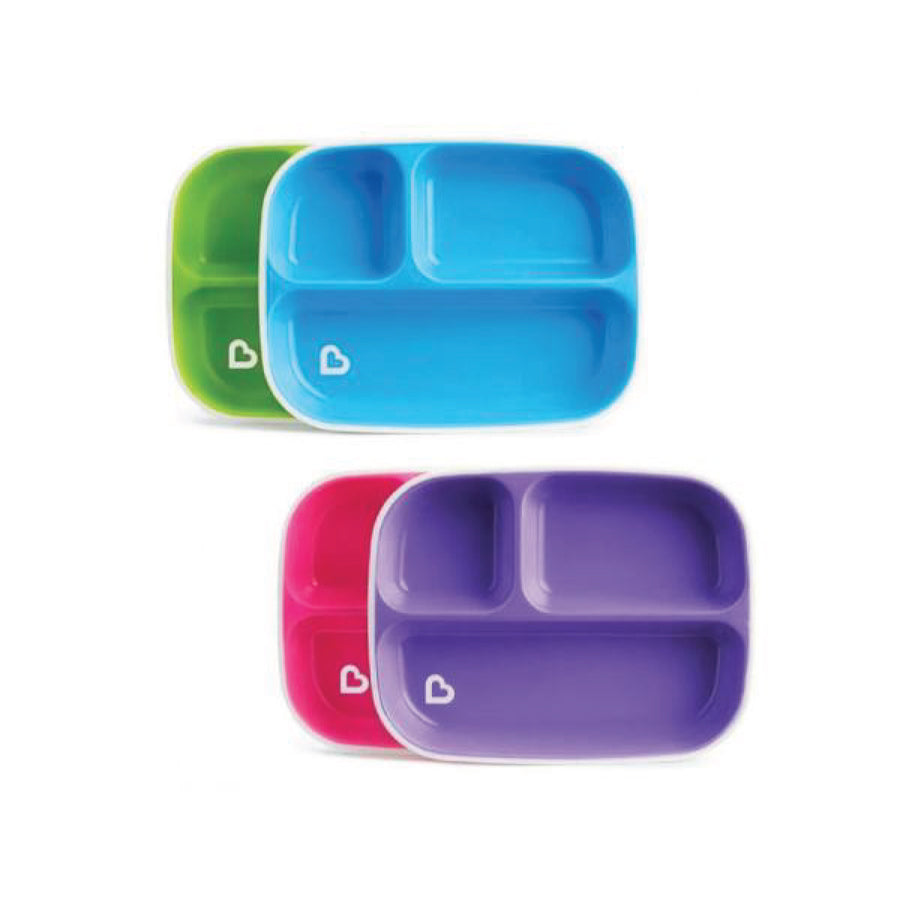 Munchkin Splash Toddler Divided Plates 2 Pack