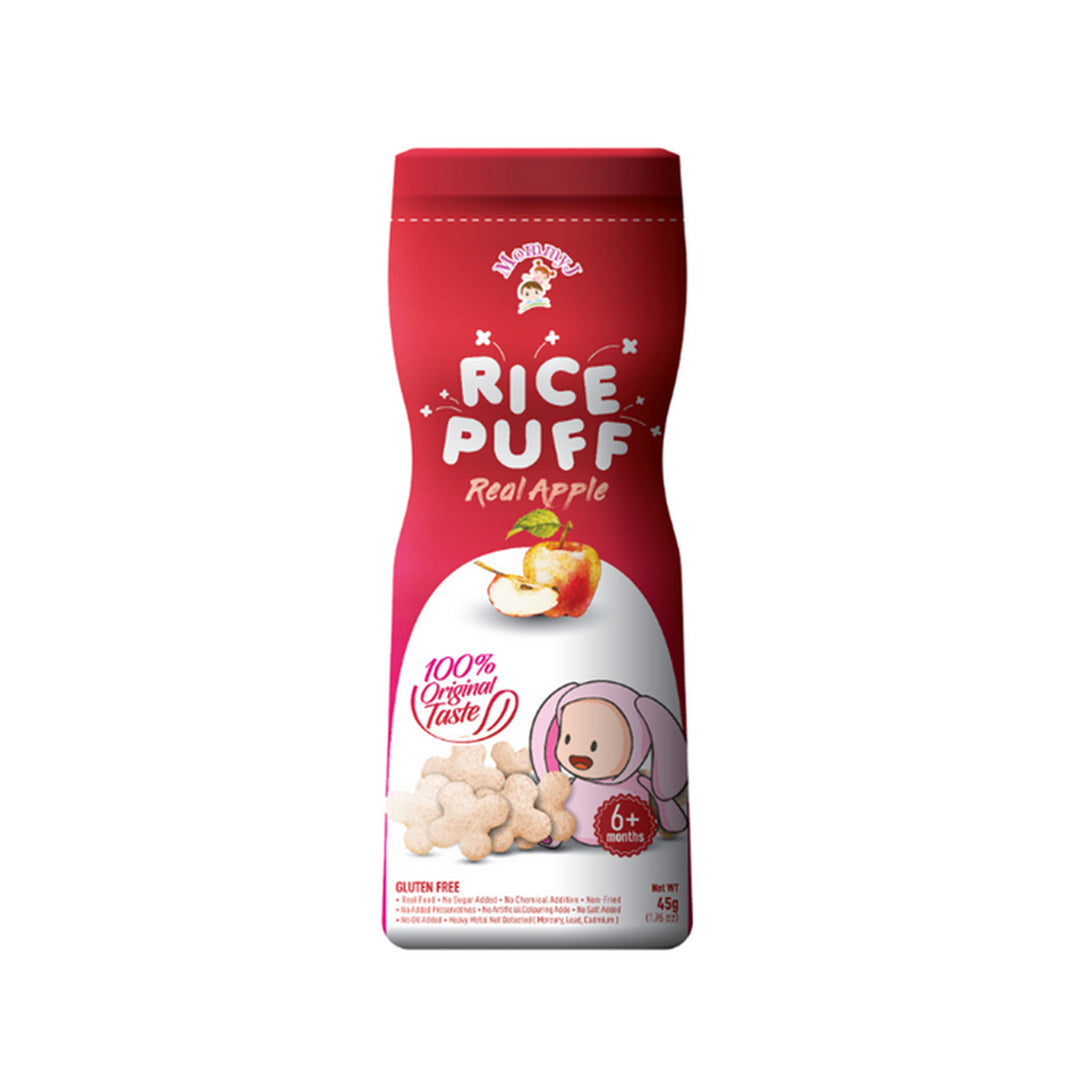 Mommy J Baby Rice Puffs (6 months)- Apple