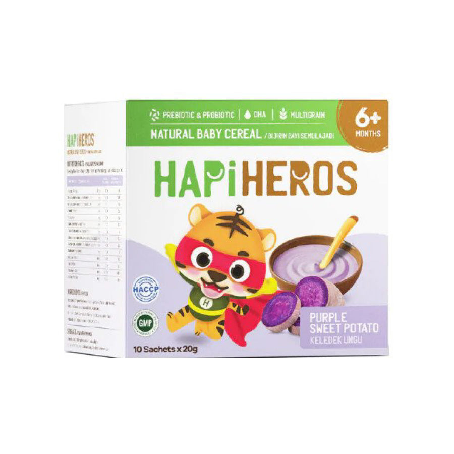 Hapi Heros Baby Cereal– Purple Sweet Potato