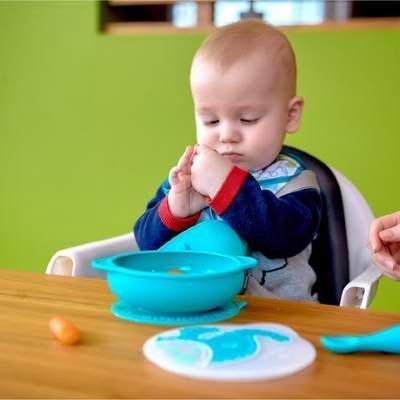 Marcus & Marcus Suction Bowl with Lid- Marcus