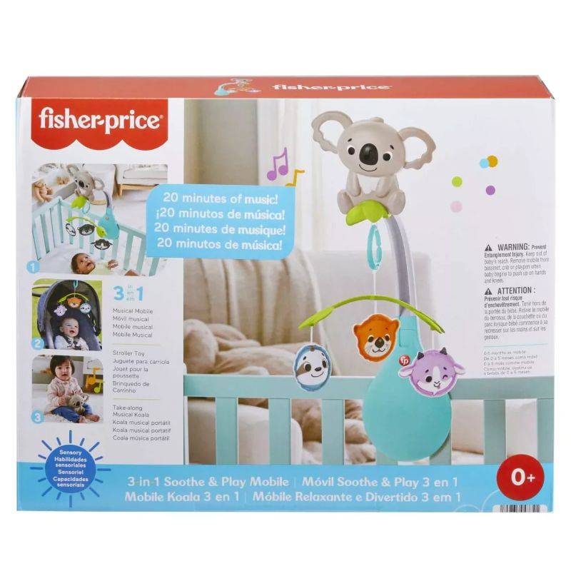 Fisher-Price 3 In 1 Soothe & Play Mobile - image 5 - Happikiddo.com