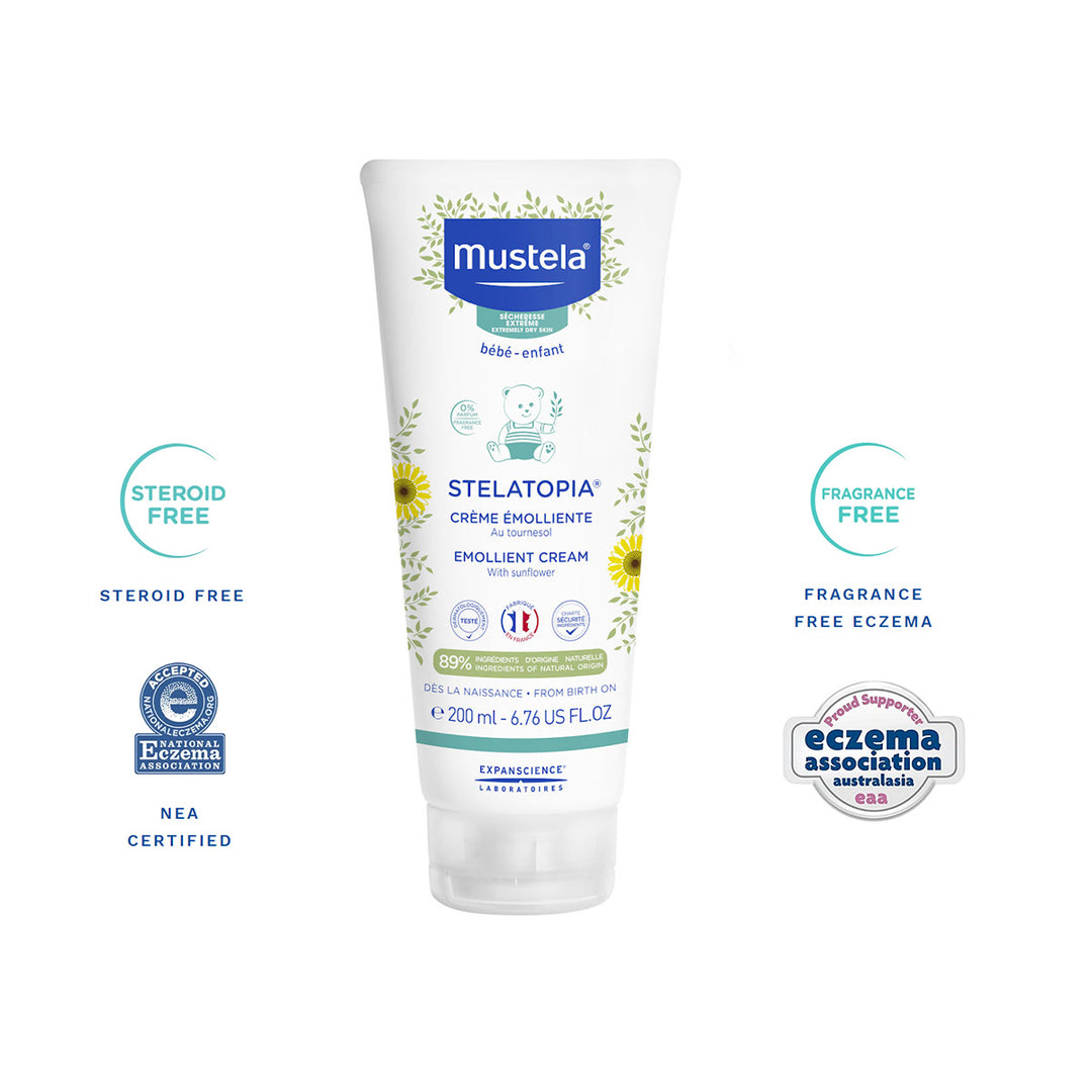 Mustela Stelatopia Emollient Cream with Sunflowers 200ml