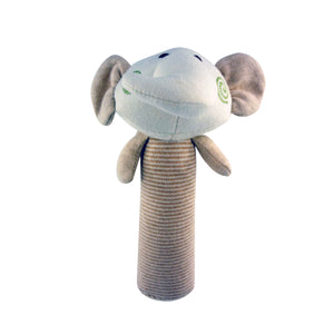 Simple Dimple 100% Organic Cotton Squeakie- Elephant