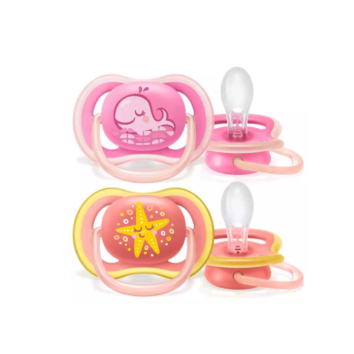 Philips Avent Ultra Air Pacifier 6-18 months- Whale/ Star