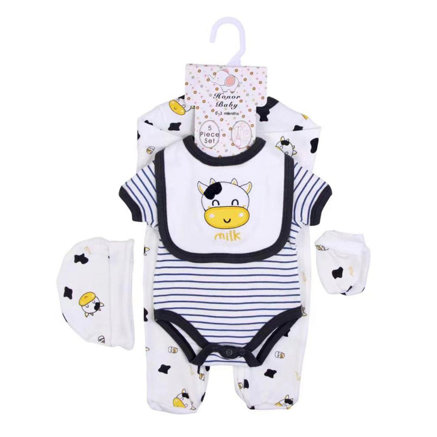 Earth Bebe 5 in 1 Baby Multi Set - Moo Moo Cow – image 1