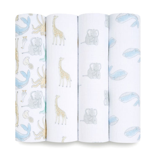 Aden + Anais Essentials Cotton Muslin Swaddle 4 pcs
