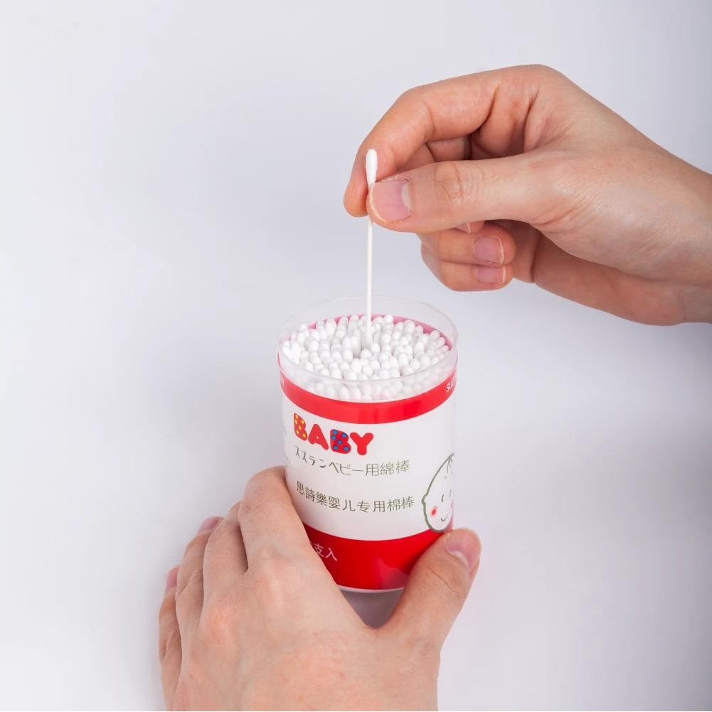 Suzuran Baby Antibacterial Cotton Swab 180 pcs