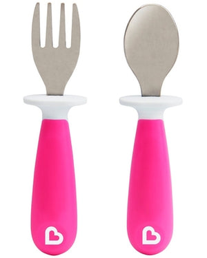 Munchkin Raise 3pk Toddler Spoons & Forks (Assorted Colour)