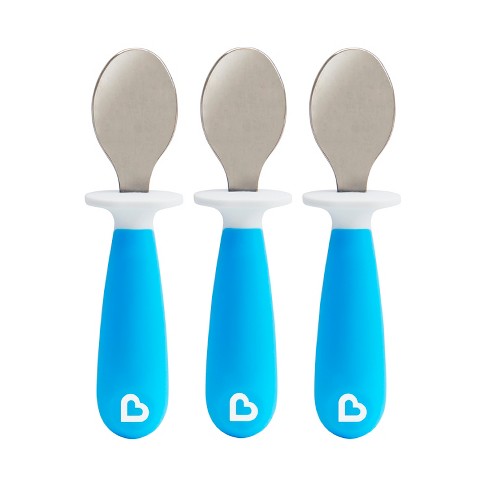 Munchkin Raise 3pk Toddler Spoons & Forks (Assorted Colour)
