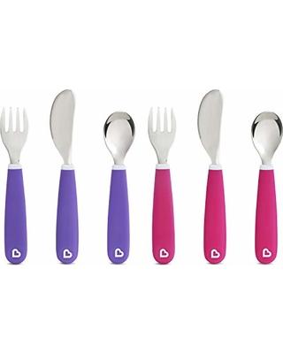 Munchkin Splash Toddler Fork, Knife & Spoon Set (Assorted Colour)