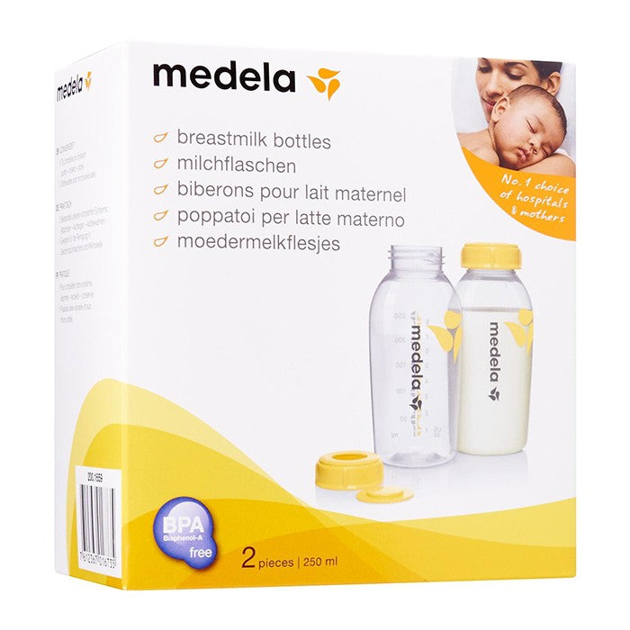 Medela Breast Milk Storage Bottles 250ml (2 pcs)