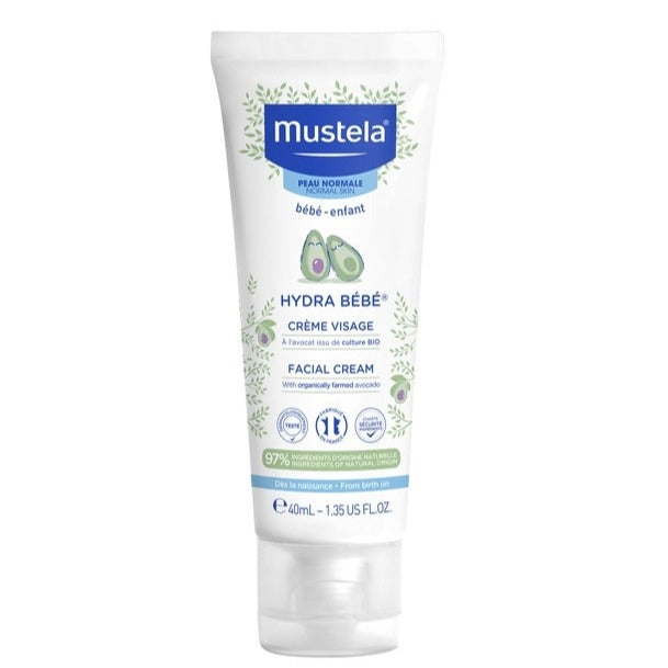 Mustela Hydra BeBe Facial Cream with Organically Farmed Avocado 40ml