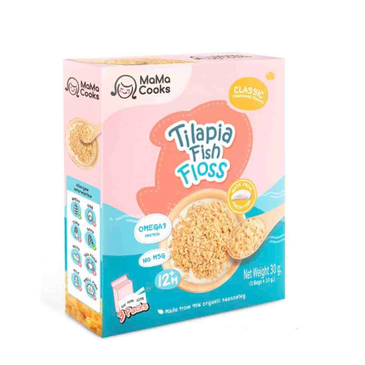 MaMa Cooks Tilapia Fish Floss Classic- Seasoned Flavour