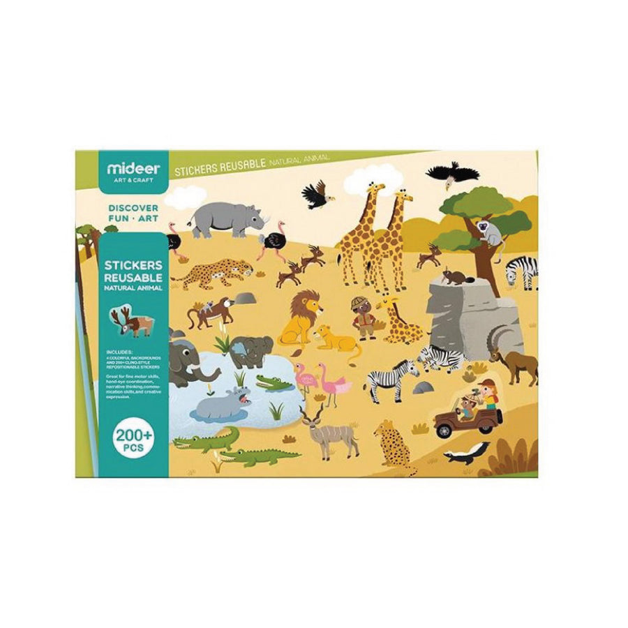 Mideer Stickers Reusable - image 2 - Happikiddo.com