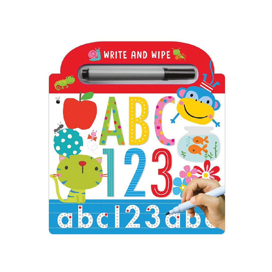 Make Believe Ideas- Write & Wipe ABC 123 Board Book