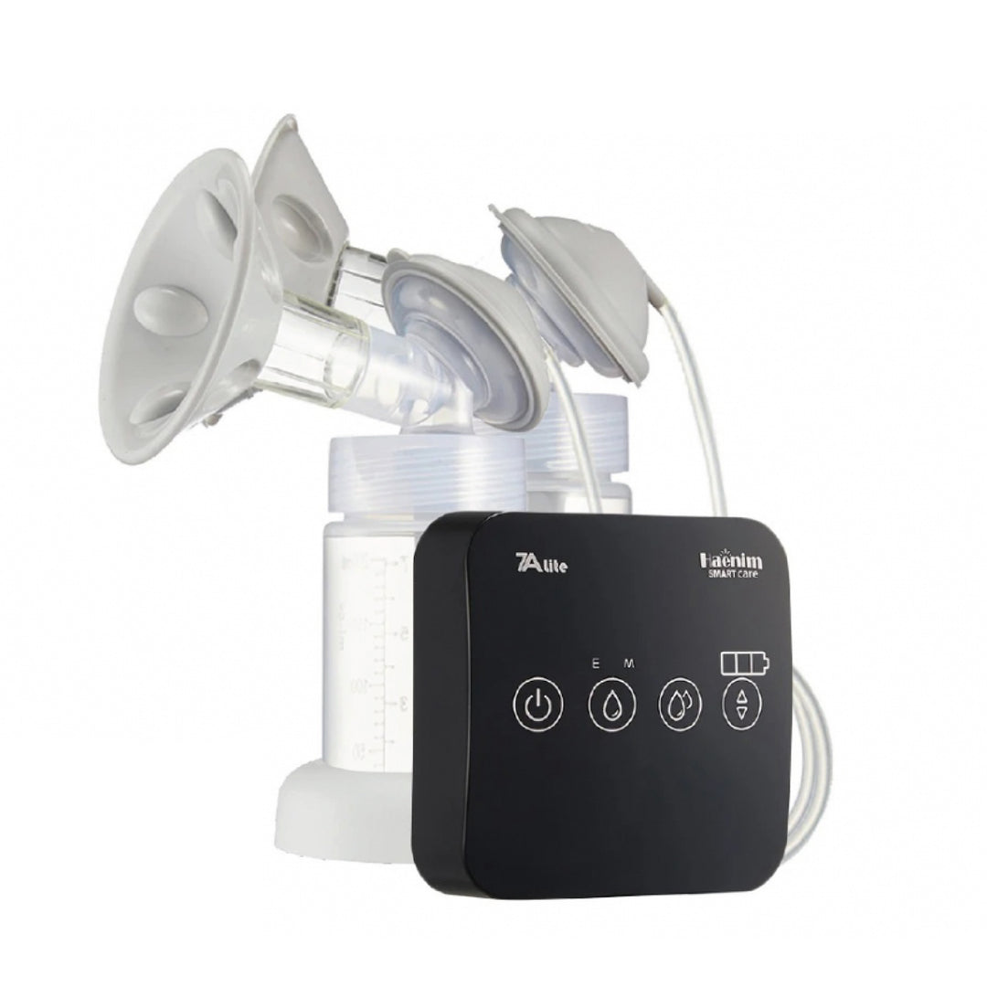 Haenim 7A Lite Breastpump + Manual Pump Body & Kit + 60pcs Milk Storage Bags
