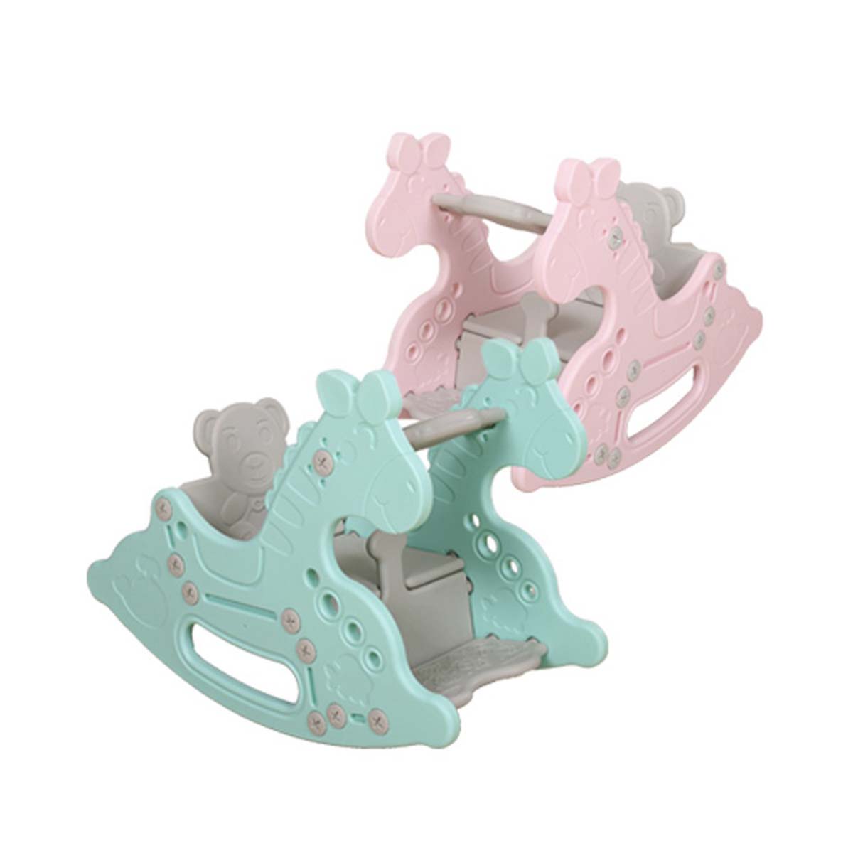 Lolly Gummy Rocking Horse- Tiffany Blue - image 2 - Happikiddo.com