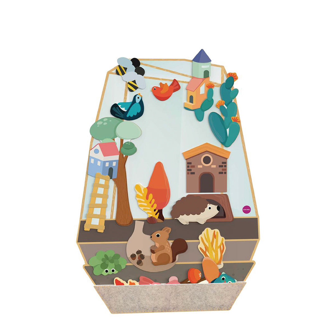 Oribel VertiPlay Wall Toy - The Enchanted Garden - Happikiddo.com