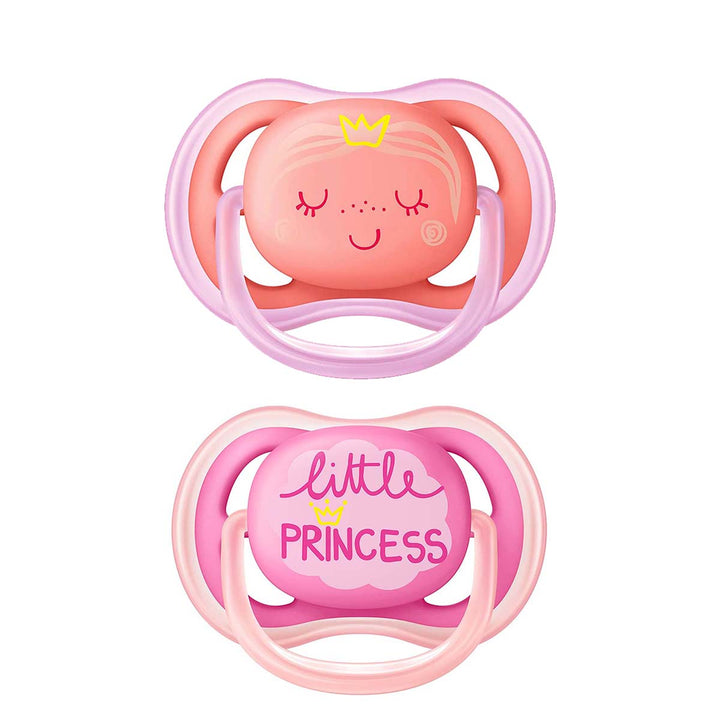 Philips Avent Ultra Air Pacifier 6-18 months- Princess