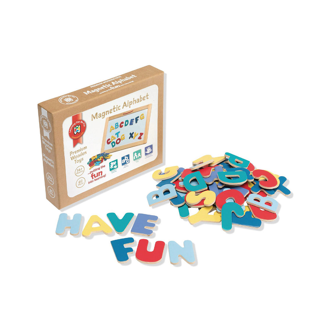 Learning Can Be Fun Magnetic Alphabet Set Of 60 Pieces