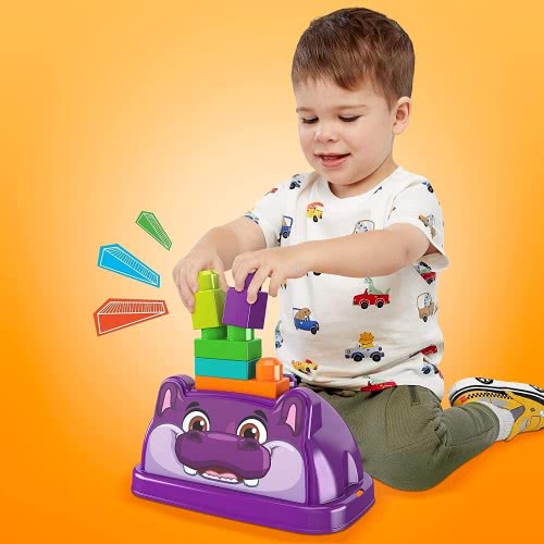 Fisher-Price Mega Bloks Silly Hippo With 25 Blocks (GCT46)