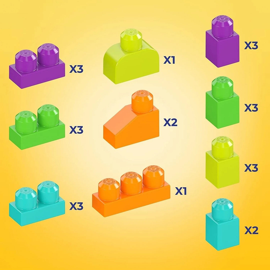 Fisher-Price Mega Bloks Silly Hippo With 25 Blocks (GCT46)