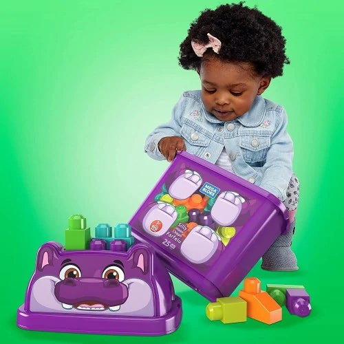 Fisher-Price Mega Bloks Silly Hippo With 25 Blocks (GCT46)