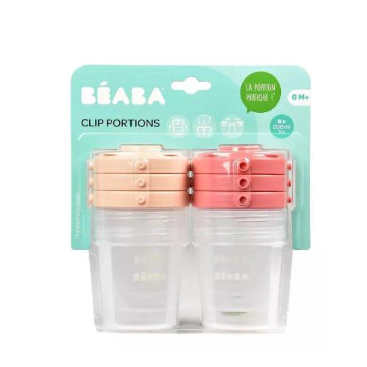 Beaba Set of 6 Clip Portions 2nd Age (6m+)