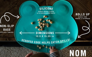 Nuby Suregrip Placemat Frog Design