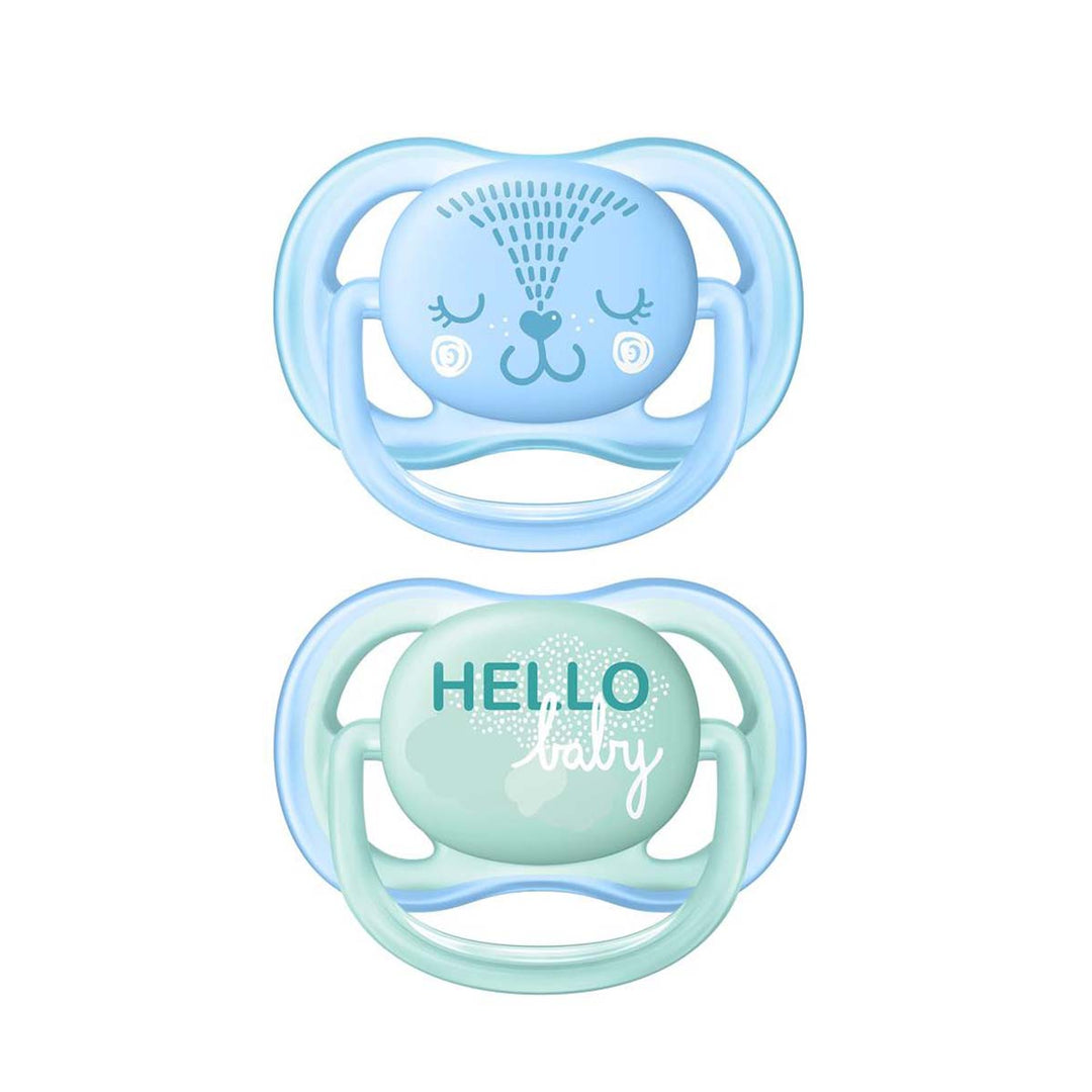 Philips Avent Ultra Air Pacifier 0-6 months- Hello/ Bear