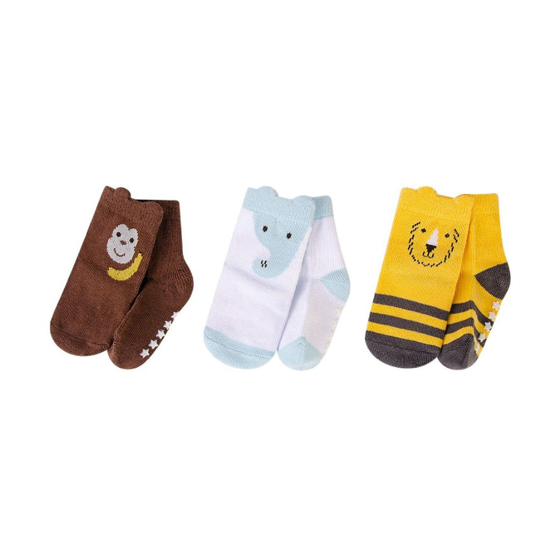 Hudson Baby Animal Baby Socks with Non Skid