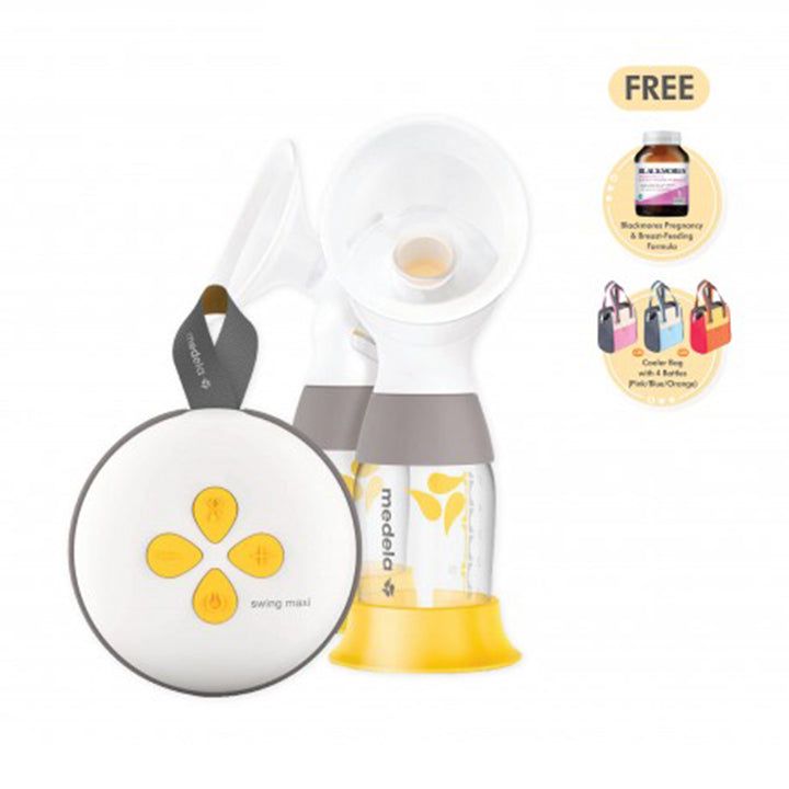 Medela Swing Maxi Double Electric Breast Pump Bundle