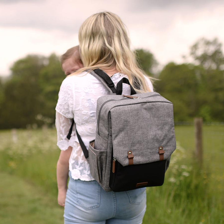 Babymel London George Changing Backpack Grey/Black