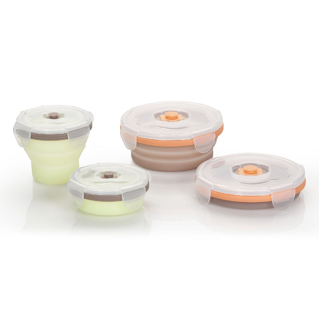 Babymoov Silicone Baby Food Container Multi Set (4 pcs)