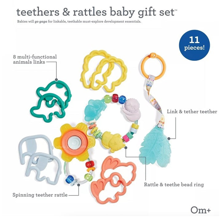 Infantino Teether & Rattles Baby Gift Set (F315127)