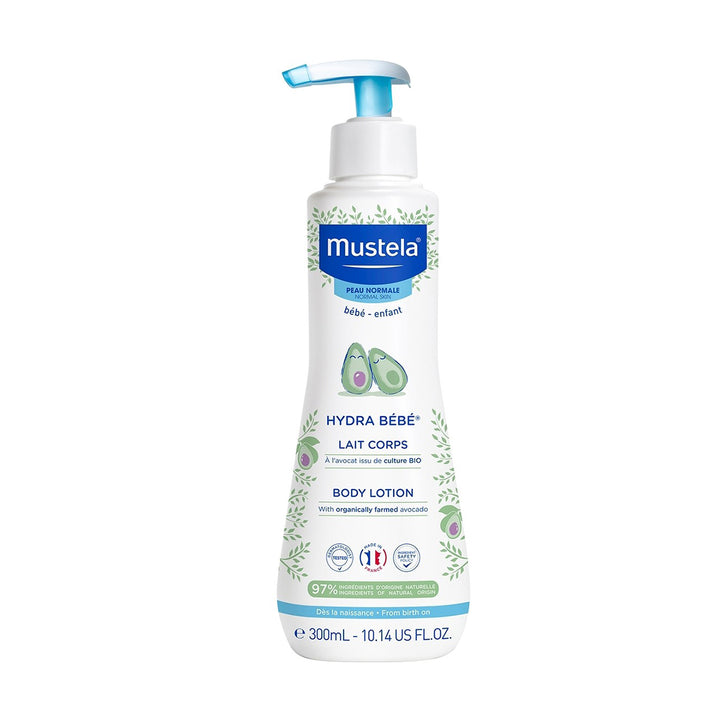 Mustela Hydra BeBe Body Lotion with Organically Farmed Avocado 300ml