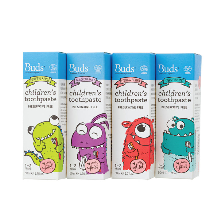 Buds Organics Children Toothpaste with Xylitol 1-3y 50ml