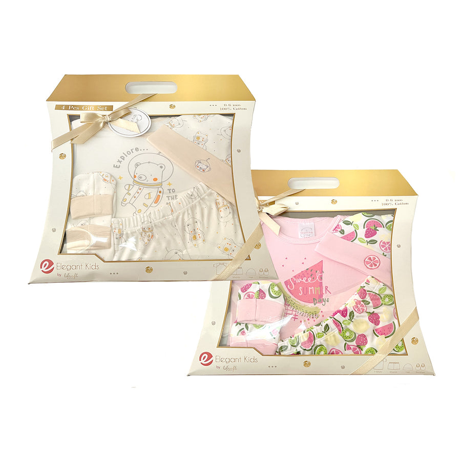 Lil'soft 4pcs Newborn Gift Set