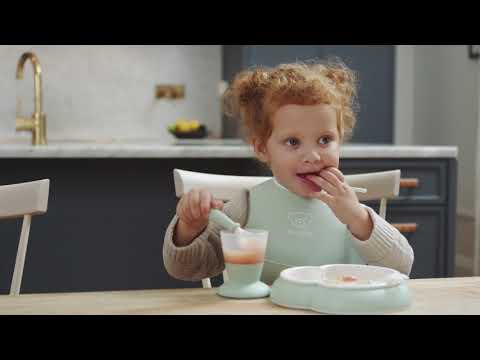 BabyBjörn Baby Spoon and Fork 4pcs (Powder Blue)