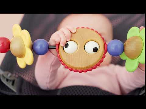 BabyBjörn Wooden Toy For Bouncer (Googly Eyes)