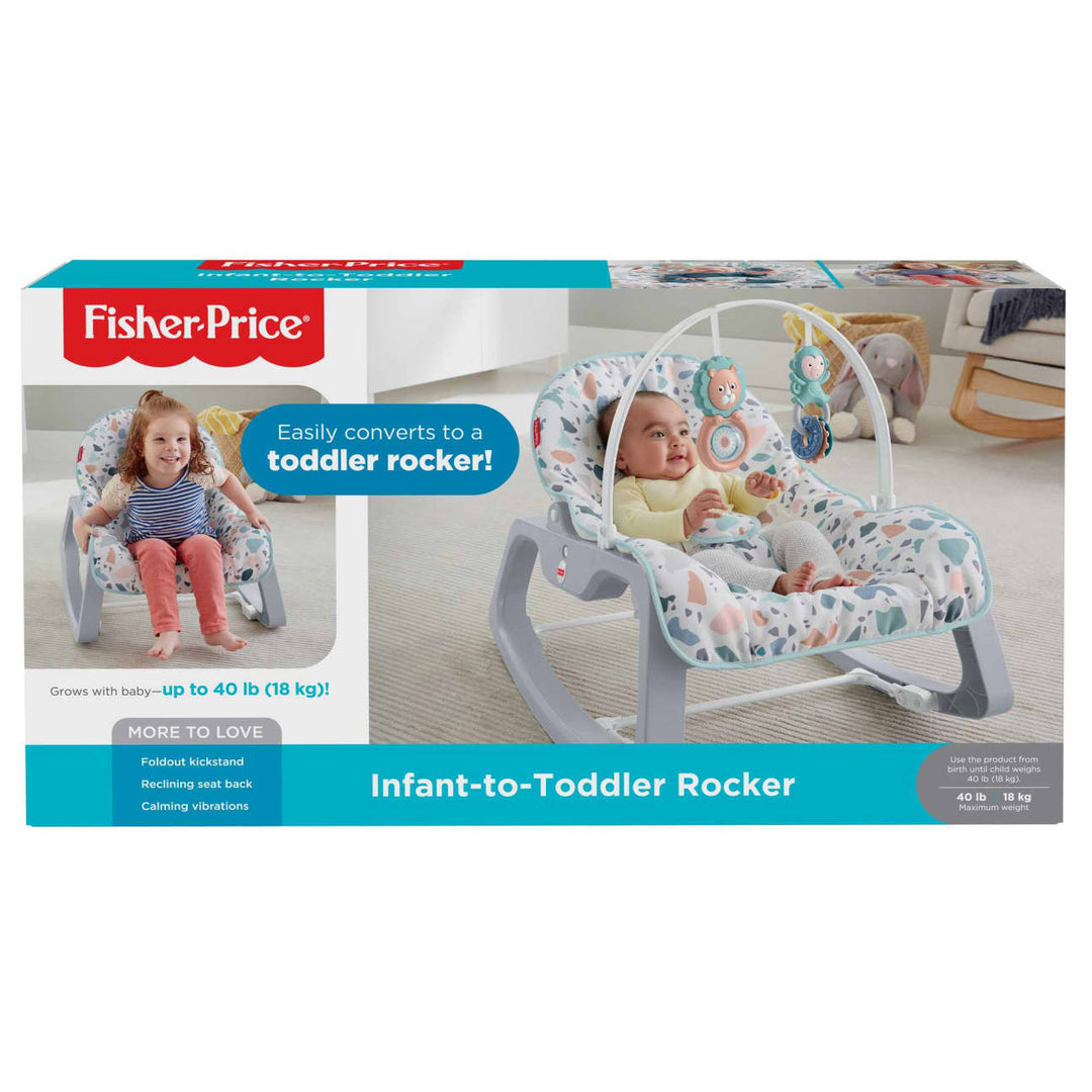 Fisher-Price Infant-to-Toddler Portable Rocker (GKH64)