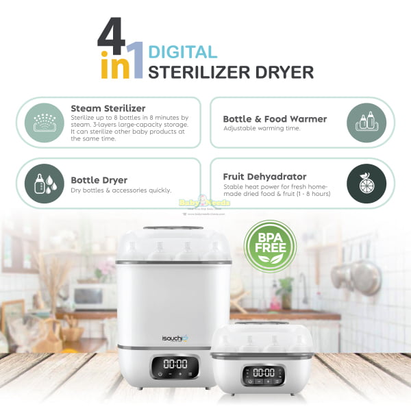 Isauchi 4 in 1 Digital Sterilizer & Dryer
