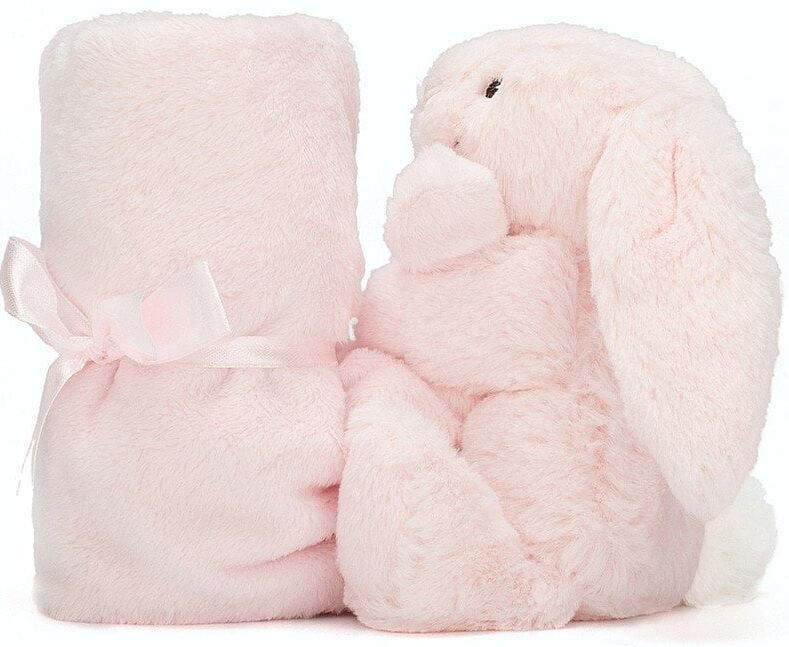 Jellycat Bashful Pink Bunny Muslin Swaddle (MUS4BP)