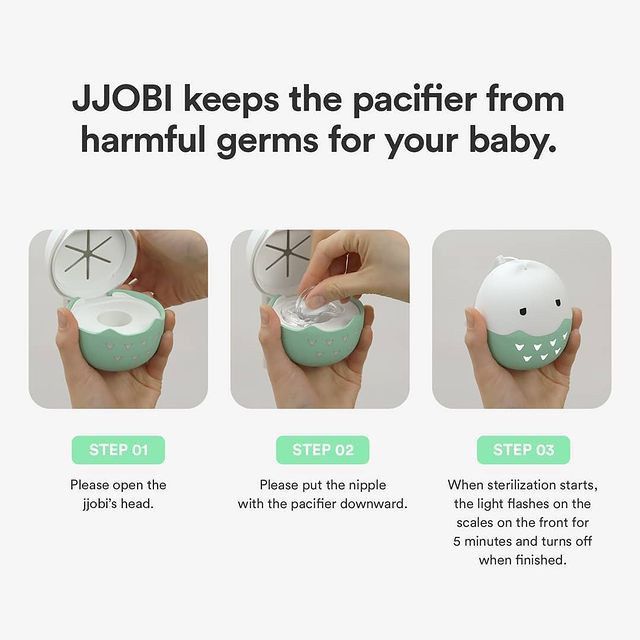 JJOBI UV LED Portable Pacifier Sterilizer