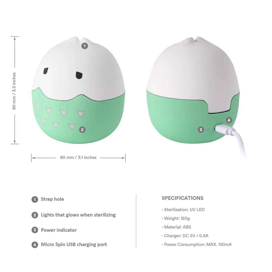 JJOBI UV LED Portable Pacifier Sterilizer