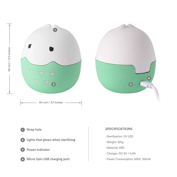 JJOBI UV LED Portable Pacifier Sterilizer