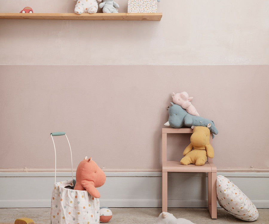 Maileg Safari Friends Small Rhino - Pigeon Blue