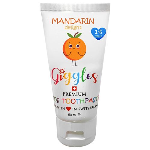 Giggles Premium Kids Toothpaste- Mandarin Delight - Happikiddo.com