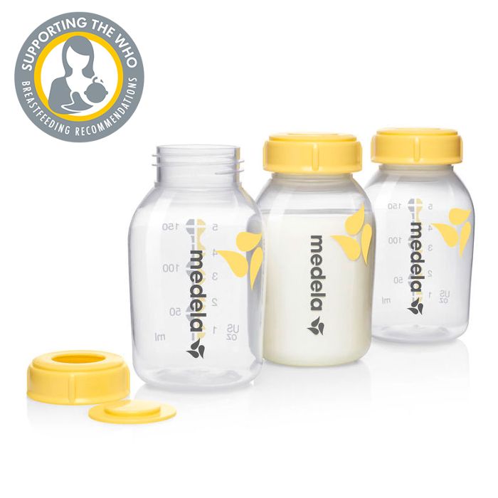 Medela Breast Milk Storage Bottles 150ml (3 pcs)