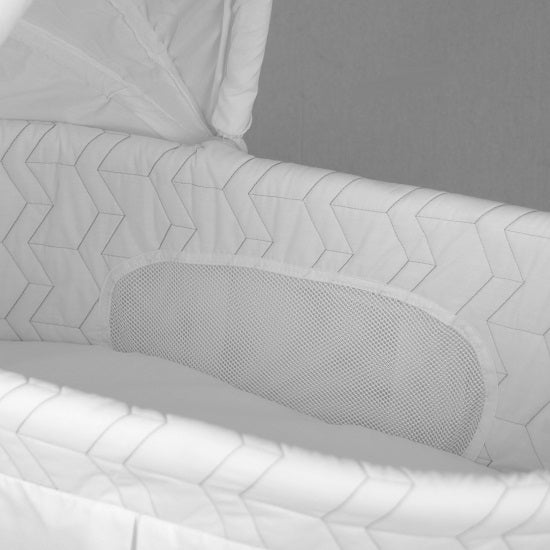 Babyhood Breathe Eze Classic Bassinet (White)